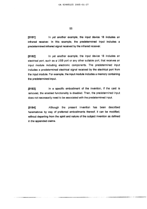 Canadian Patent Document 2495125. Description 20050127. Image 55 of 55