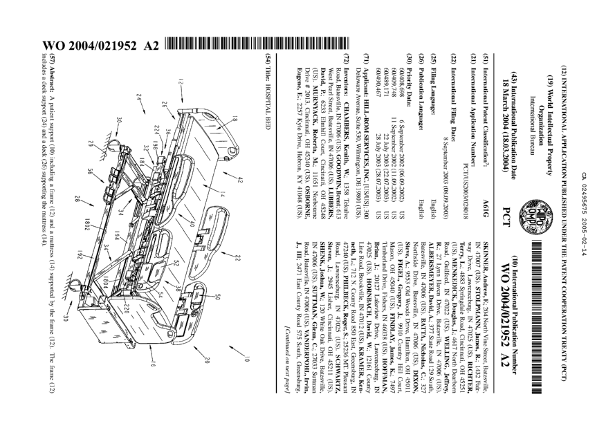 Document de brevet canadien 2495675. Abrégé 20050214. Image 1 de 2