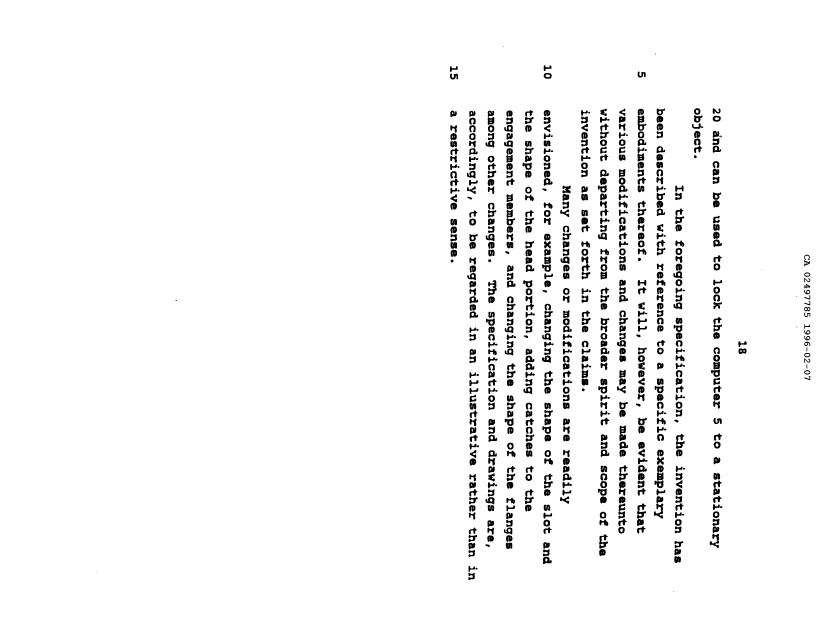 Canadian Patent Document 2497785. Description 20051110. Image 19 of 19