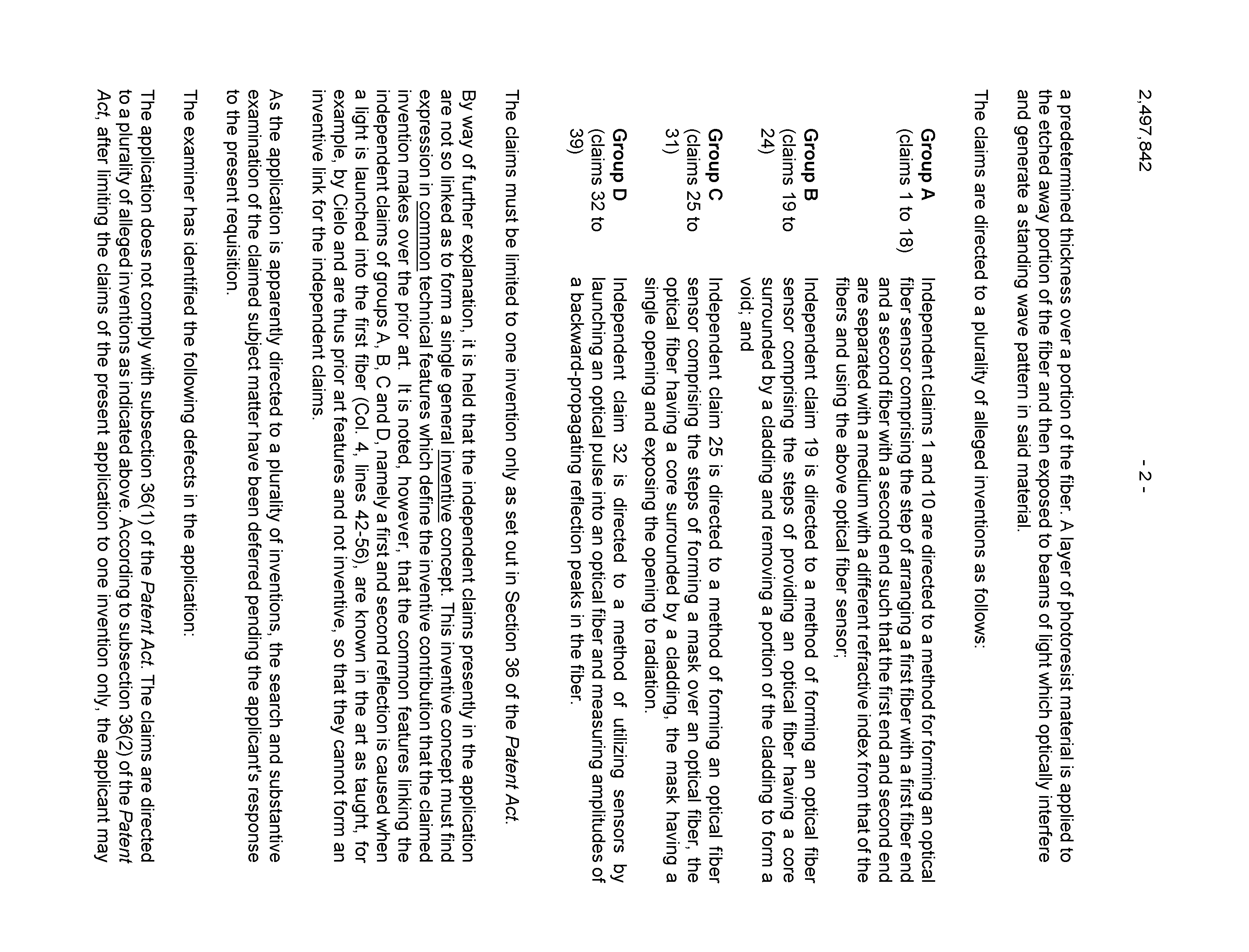 Canadian Patent Document 2497842. Prosecution-Amendment 20101216. Image 2 of 4