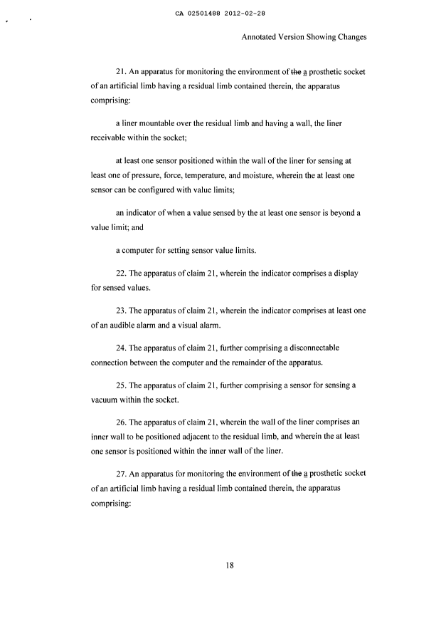 Canadian Patent Document 2501488. Prosecution-Amendment 20120228. Image 16 of 17