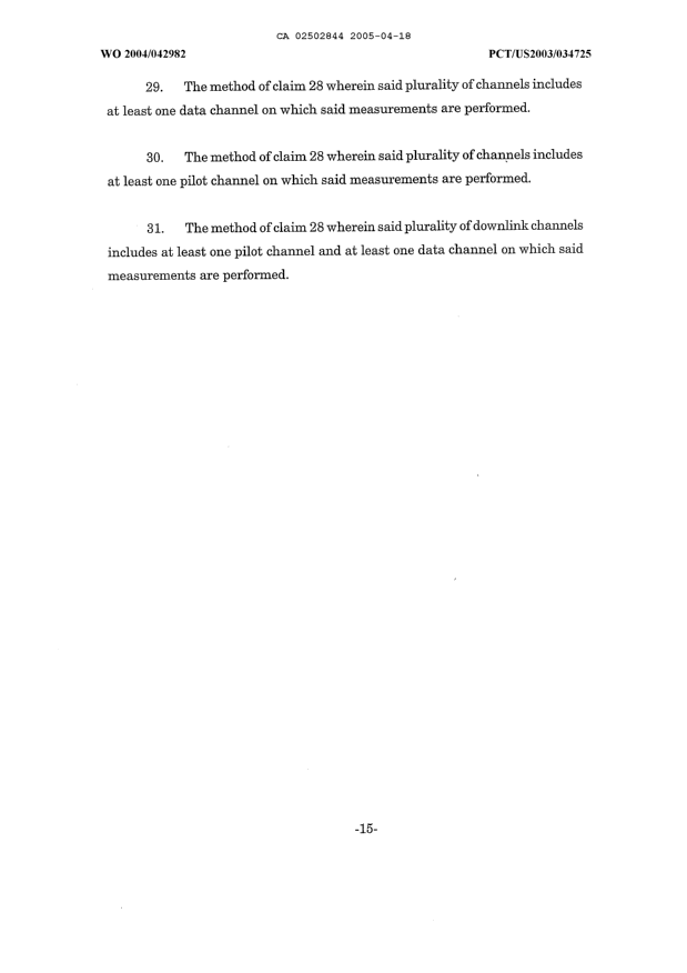 Document de brevet canadien 2502844. Revendications 20050418. Image 5 de 5