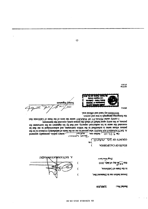 Canadian Patent Document 2503510. Correspondence 20100930. Image 7 of 7