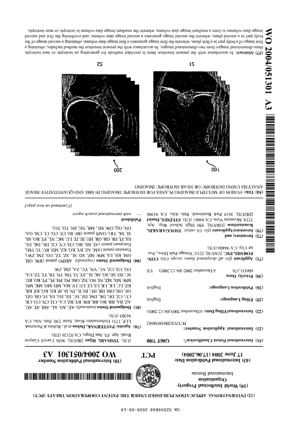 Document de brevet canadien 2506849. Abrégé 20041219. Image 1 de 2