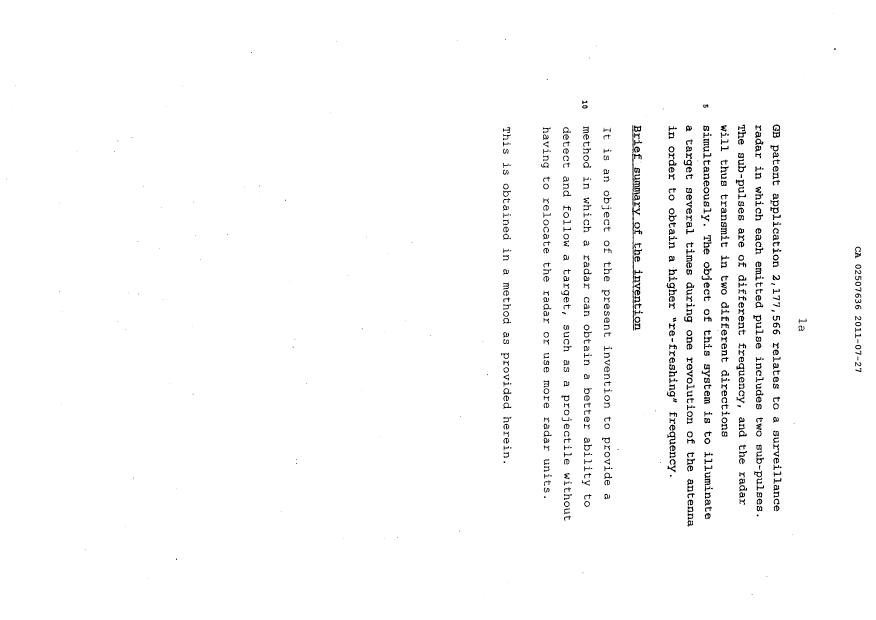 Canadian Patent Document 2507636. Description 20110727. Image 2 of 6