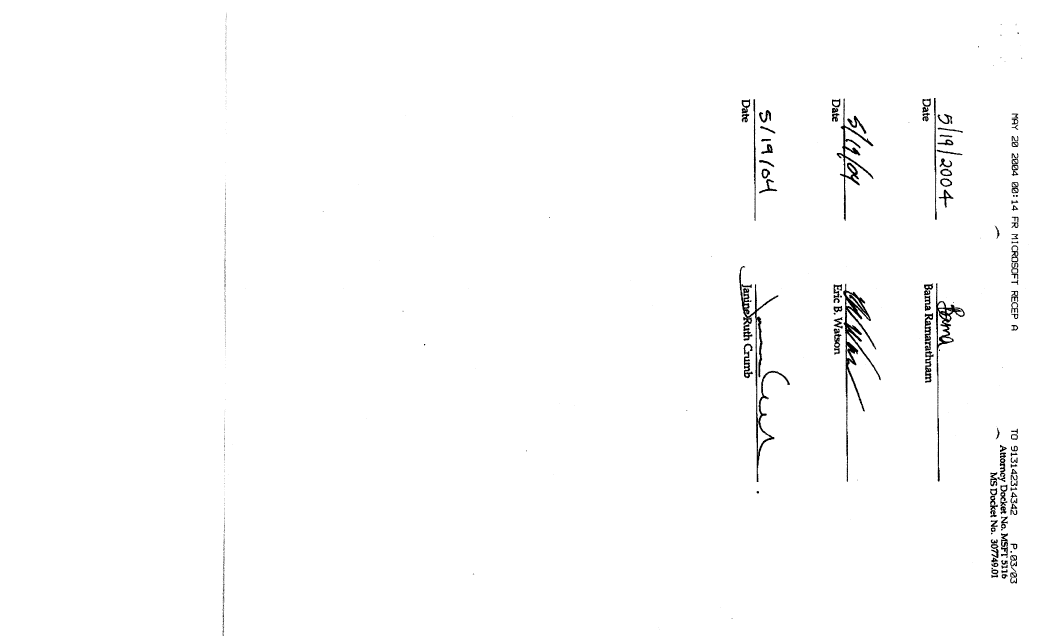 Document de brevet canadien 2508060. Cession 20050520. Image 8 de 8