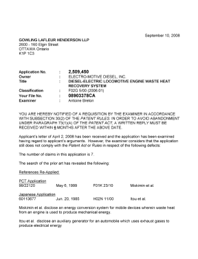 Document de brevet canadien 2509450. Poursuite-Amendment 20080910. Image 1 de 3