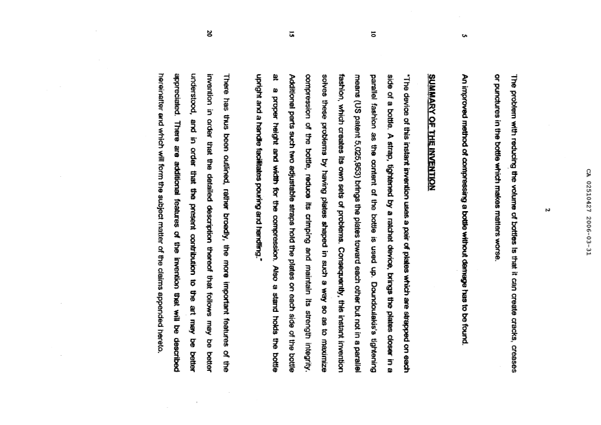 Canadian Patent Document 2510427. Description 20051231. Image 2 of 8