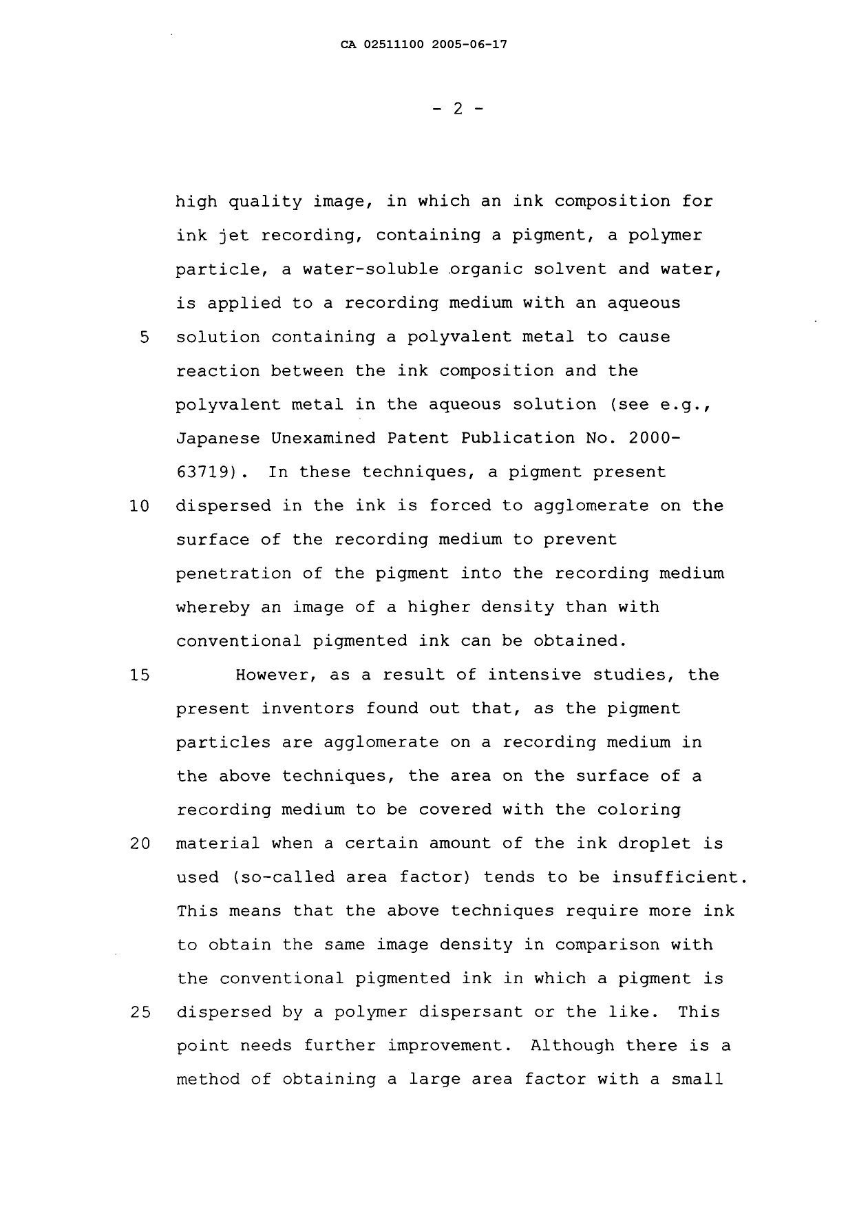 Canadian Patent Document 2511100. Description 20080104. Image 2 of 120