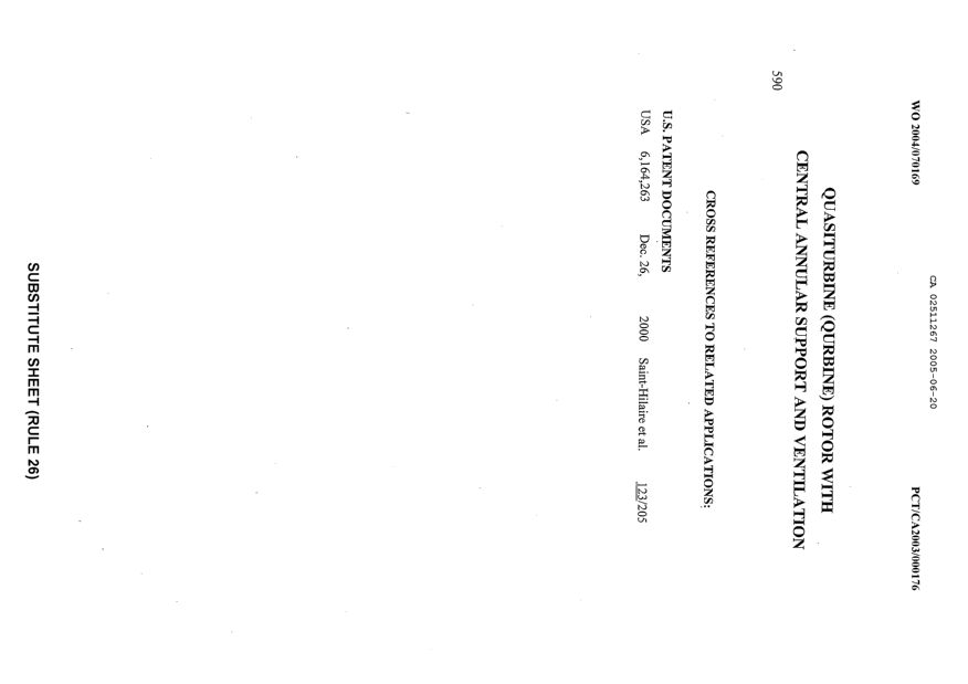 Document de brevet canadien 2511267. Description 20050620. Image 17 de 17