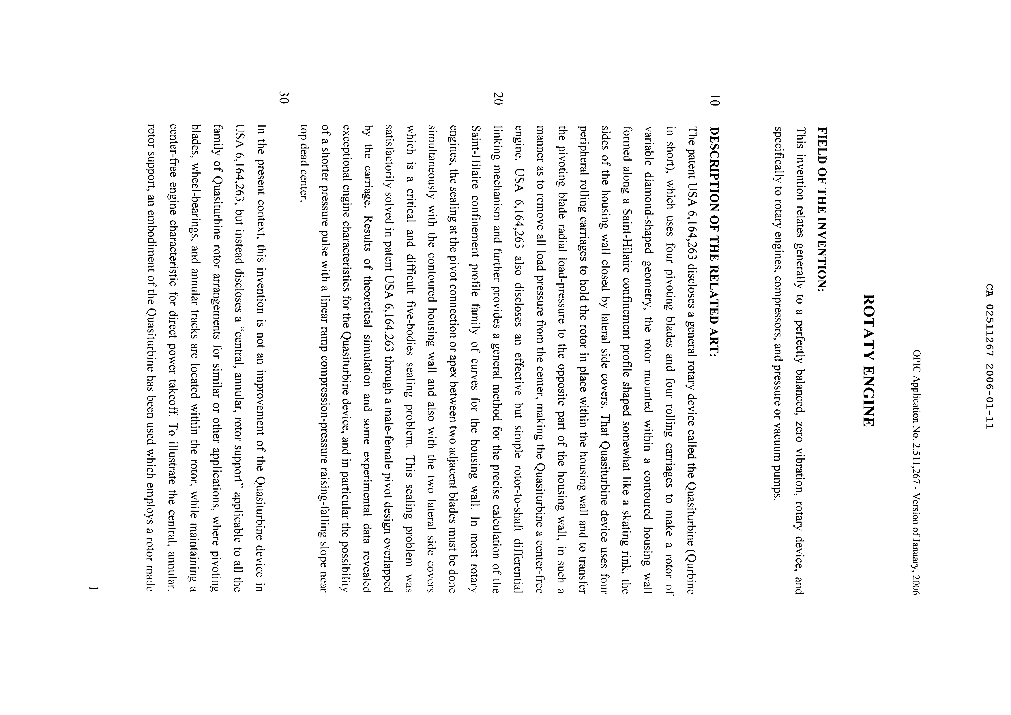 Canadian Patent Document 2511267. Prosecution-Amendment 20051211. Image 2 of 30