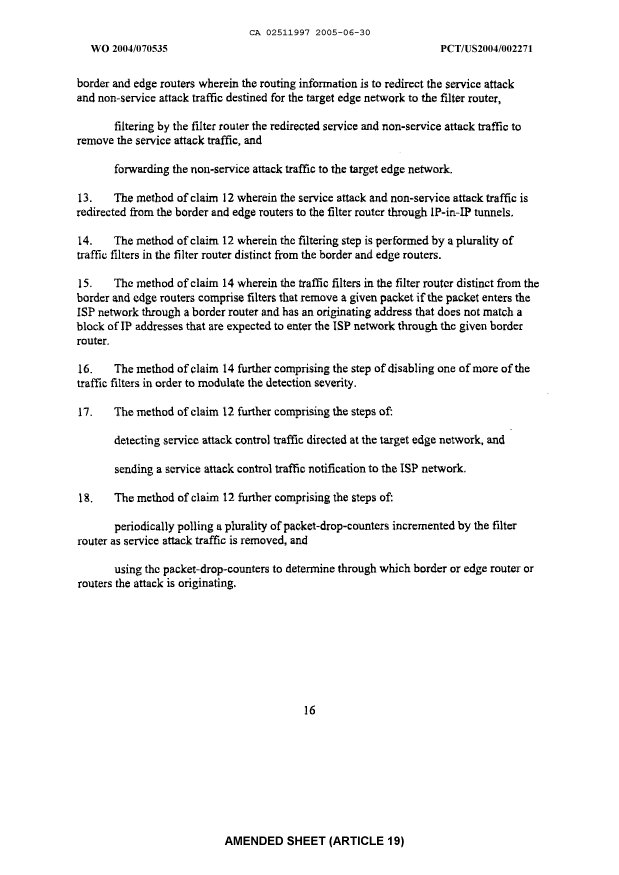 Document de brevet canadien 2511997. Revendications 20050630. Image 3 de 3