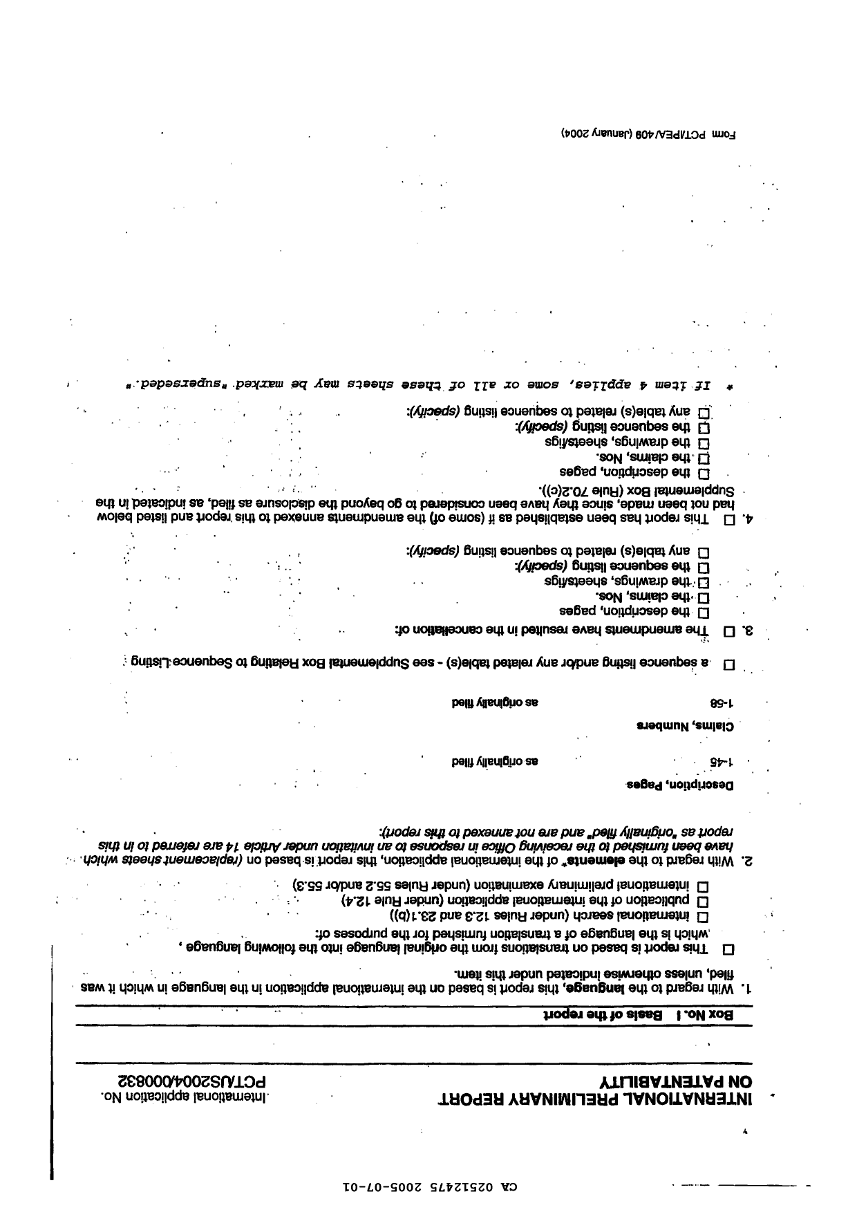 Canadian Patent Document 2512475. PCT 20041201. Image 2 of 7