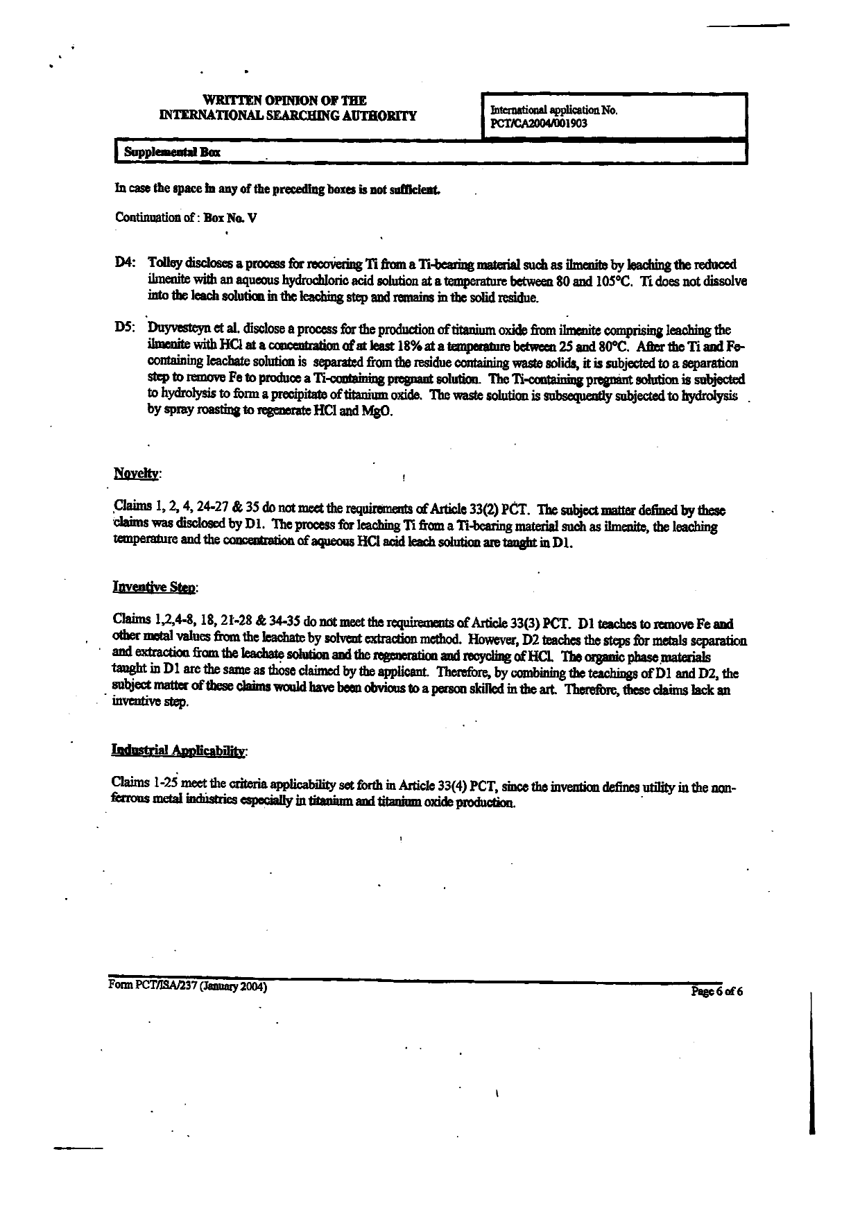 Canadian Patent Document 2513309. PCT 20050715. Image 7 of 7