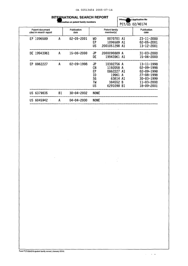 Document de brevet canadien 2513454. PCT 20050714. Image 14 de 14