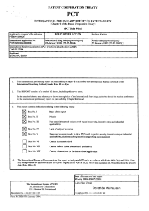 Document de brevet canadien 2514651. PCT 20050728. Image 1 de 10