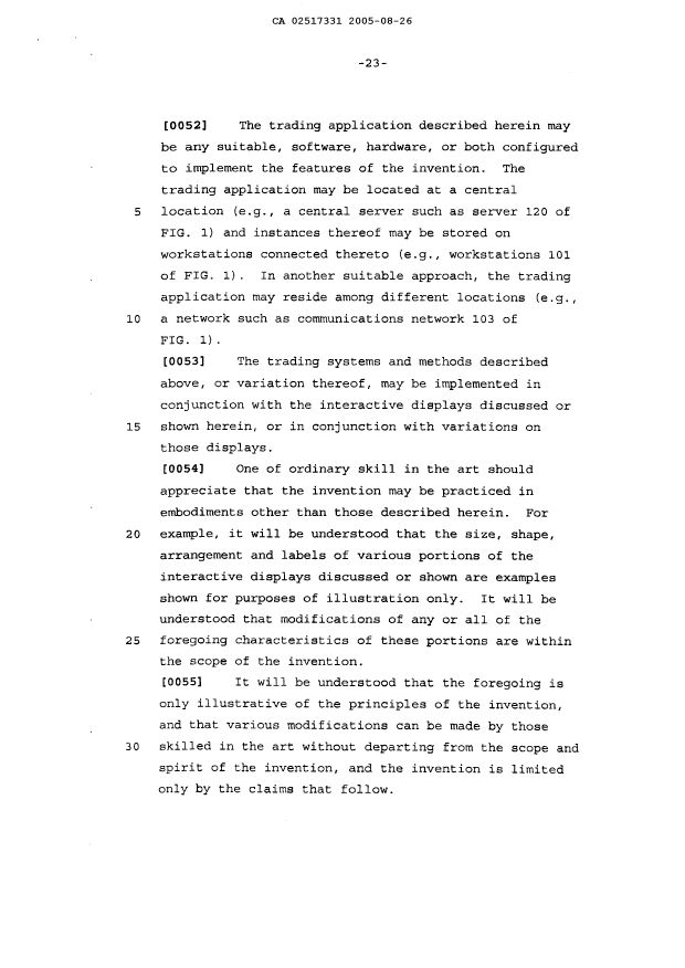 Document de brevet canadien 2517331. Description 20121119. Image 23 de 23