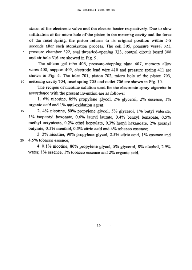 Document de brevet canadien 2518174. Description 20050907. Image 13 de 13