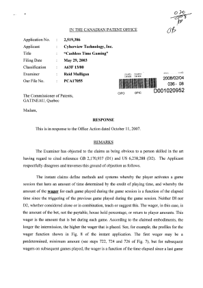 Canadian Patent Document 2519386. Correspondence 20080204. Image 1 of 3