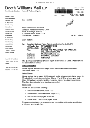 Document de brevet canadien 2520072. Poursuite-Amendment 20090512. Image 1 de 78