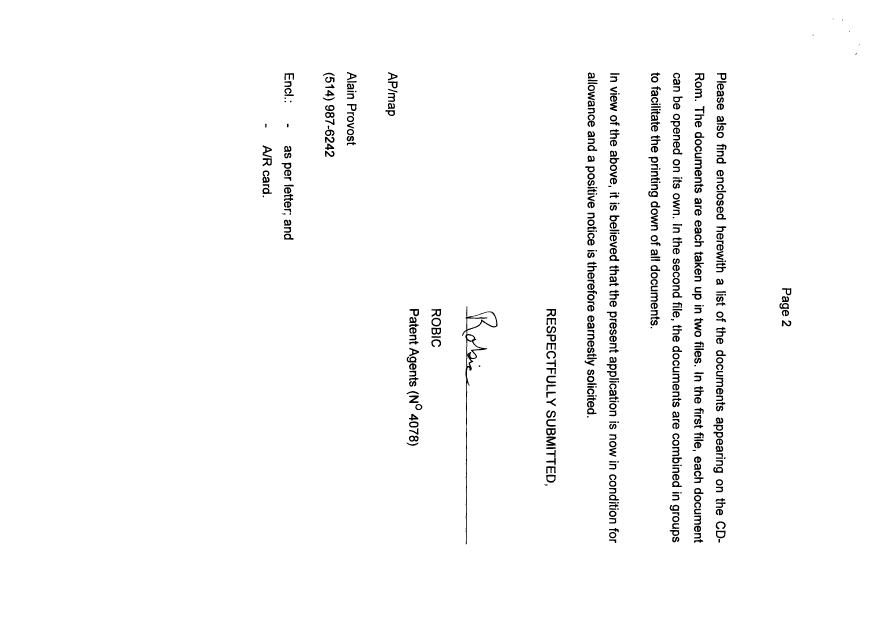 Canadian Patent Document 2522092. Prosecution-Amendment 20060215. Image 2 of 3