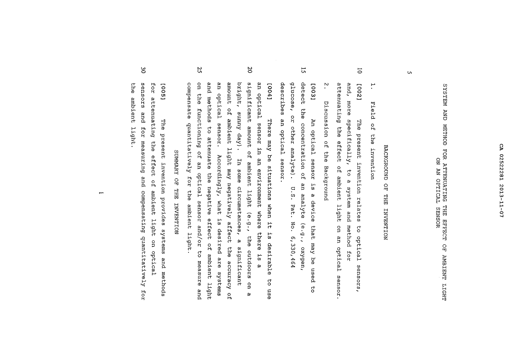 Canadian Patent Document 2522281. Description 20131107. Image 1 of 17