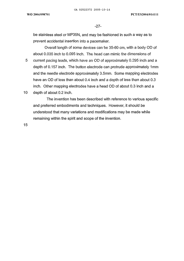 Canadian Patent Document 2522372. Description 20051014. Image 27 of 27