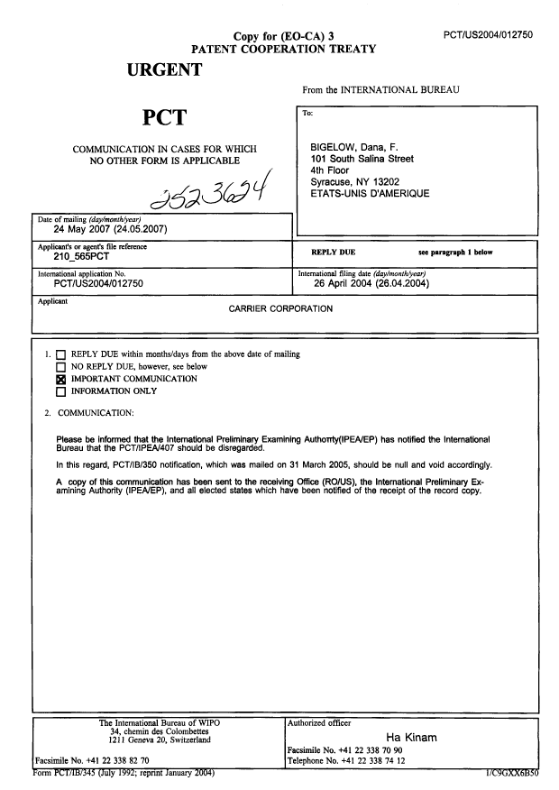 Document de brevet canadien 2523624. PCT 20071022. Image 1 de 1