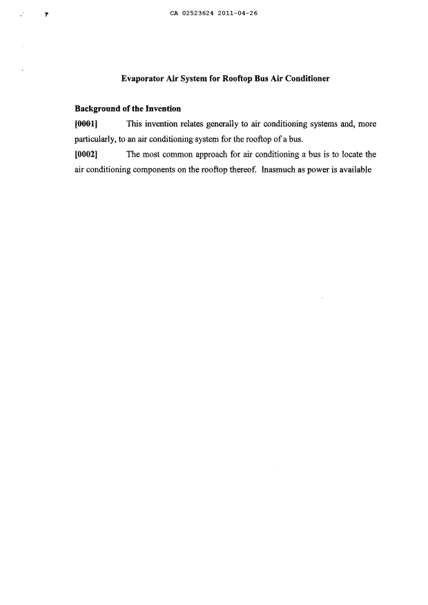 Document de brevet canadien 2523624. Description 20110426. Image 1 de 12