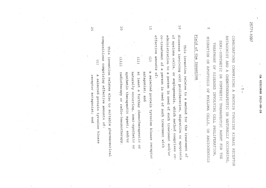 Canadian Patent Document 2523868. Description 20130828. Image 1 of 81