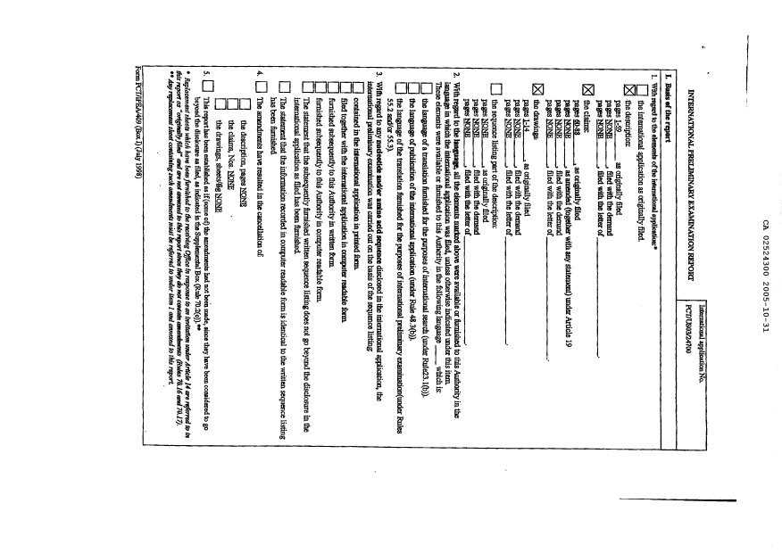 Document de brevet canadien 2524300. PCT 20041231. Image 2 de 4