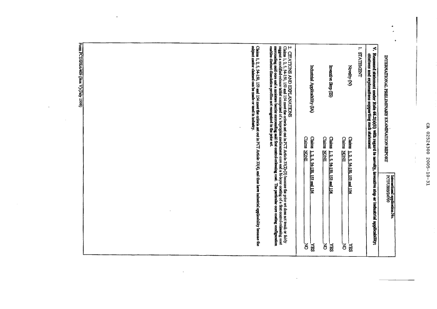 Document de brevet canadien 2524300. PCT 20041231. Image 4 de 4
