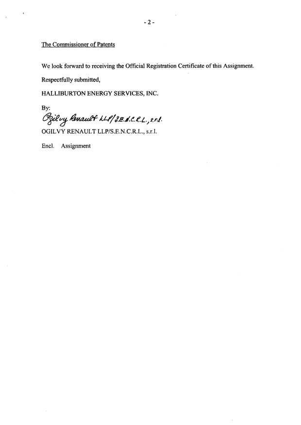 Document de brevet canadien 2525931. Cession 20060206. Image 2 de 7