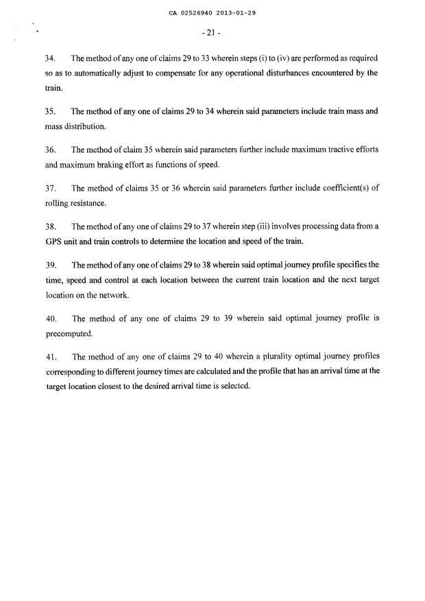 Document de brevet canadien 2526940. Poursuite-Amendment 20121229. Image 8 de 8