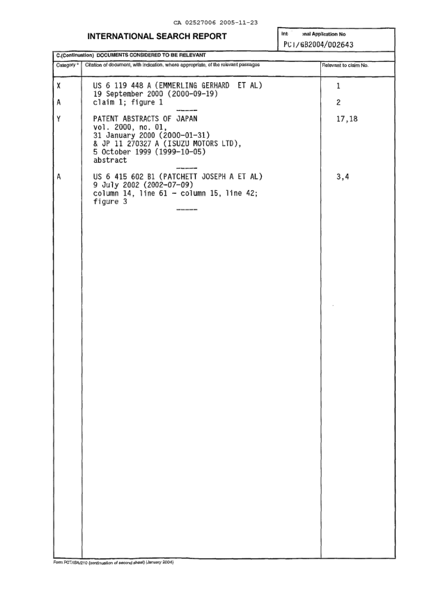 Document de brevet canadien 2527006. PCT 20051123. Image 2 de 5