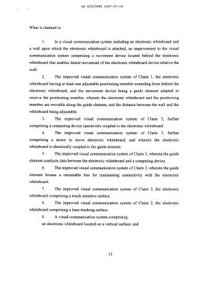 Document de brevet canadien 2527845. Revendications 20061224. Image 1 de 3
