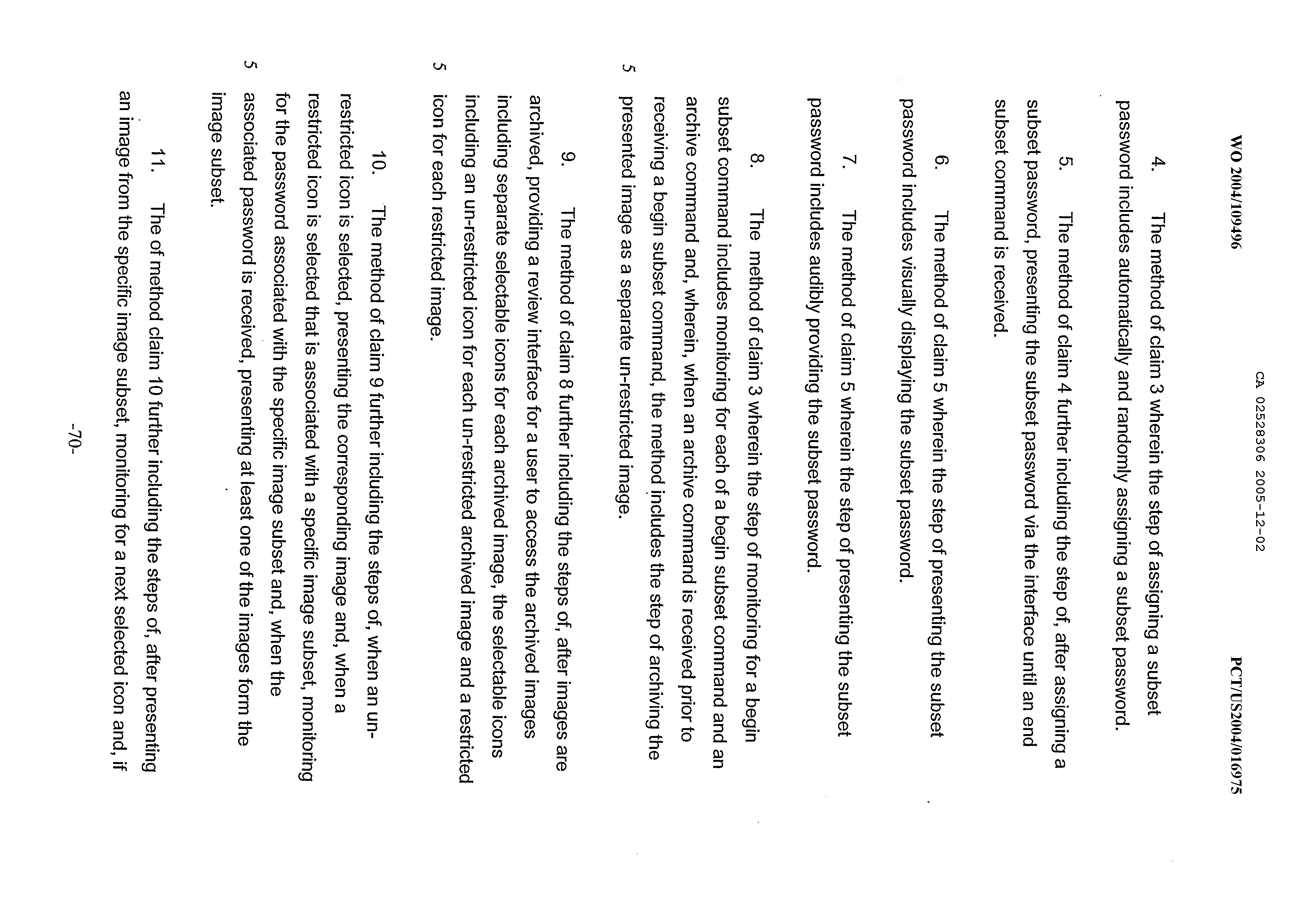 Canadian Patent Document 2528306. Claims 20041202. Image 2 of 32