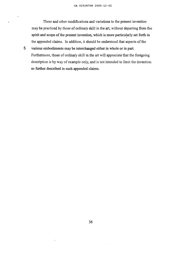Canadian Patent Document 2528708. Description 20051202. Image 36 of 36