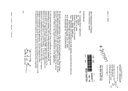 Canadian Patent Document 2529576. Prosecution-Amendment 20090617. Image 1 of 1