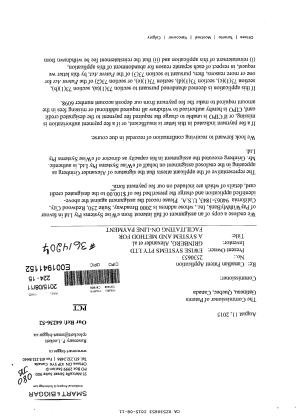 Canadian Patent Document 2530653. Assignment 20141211. Image 1 of 8
