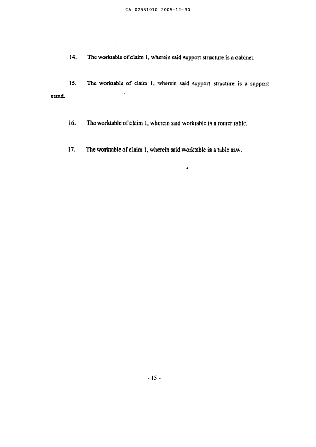 Document de brevet canadien 2531910. Revendications 20051230. Image 3 de 3