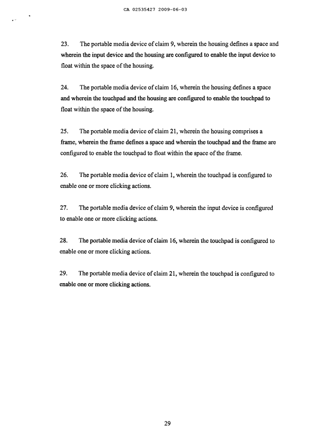 Document de brevet canadien 2535427. Revendications 20091208. Image 4 de 4