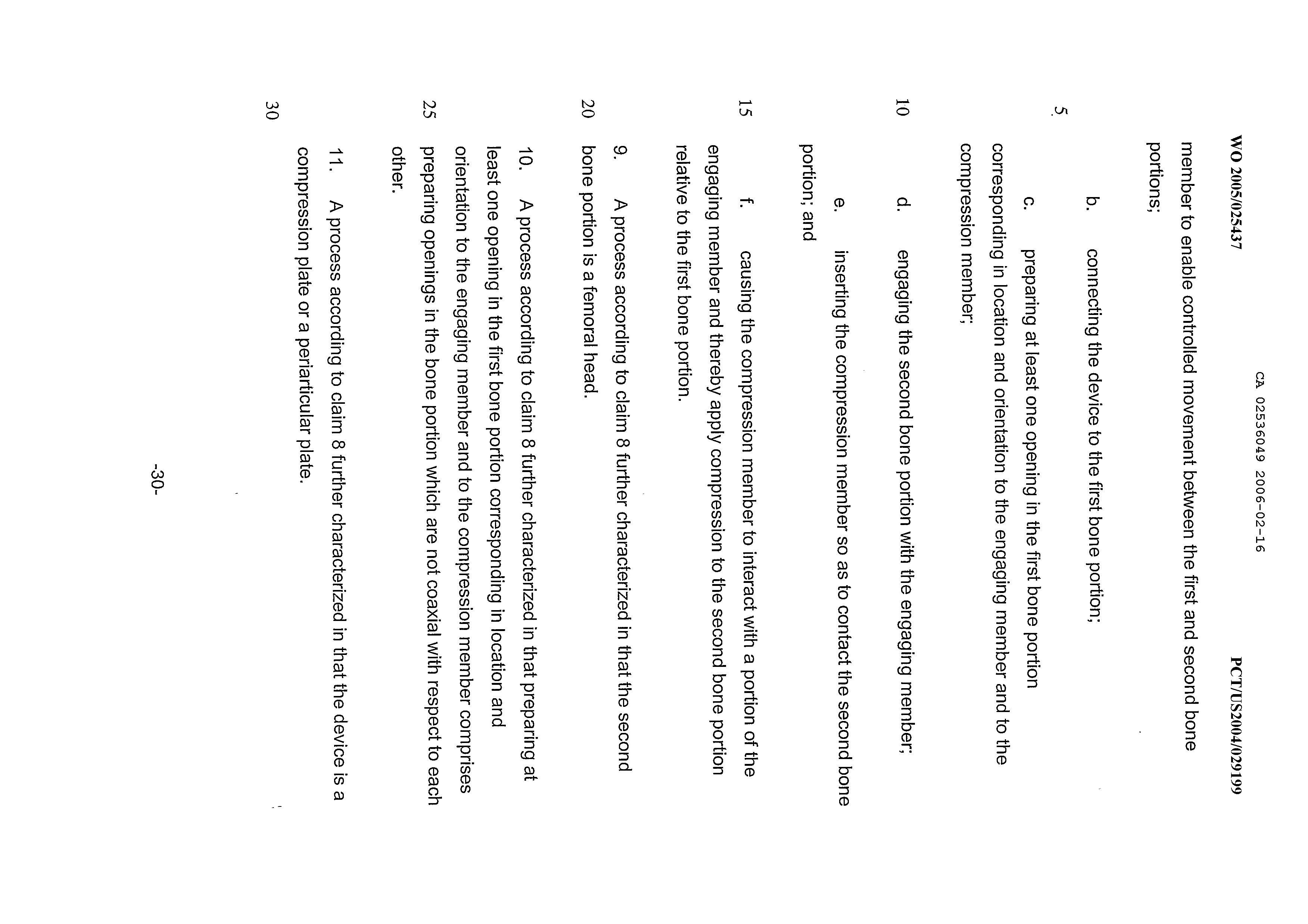 Document de brevet canadien 2536049. Revendications 20051216. Image 3 de 3