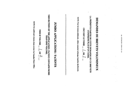 Canadian Patent Document 2536238. Prosecution-Amendment 20060314. Image 1 of 250