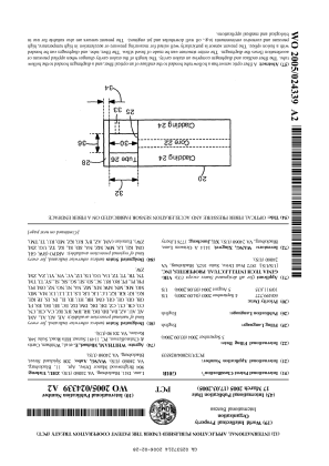 Document de brevet canadien 2537214. Abrégé 20051228. Image 1 de 2