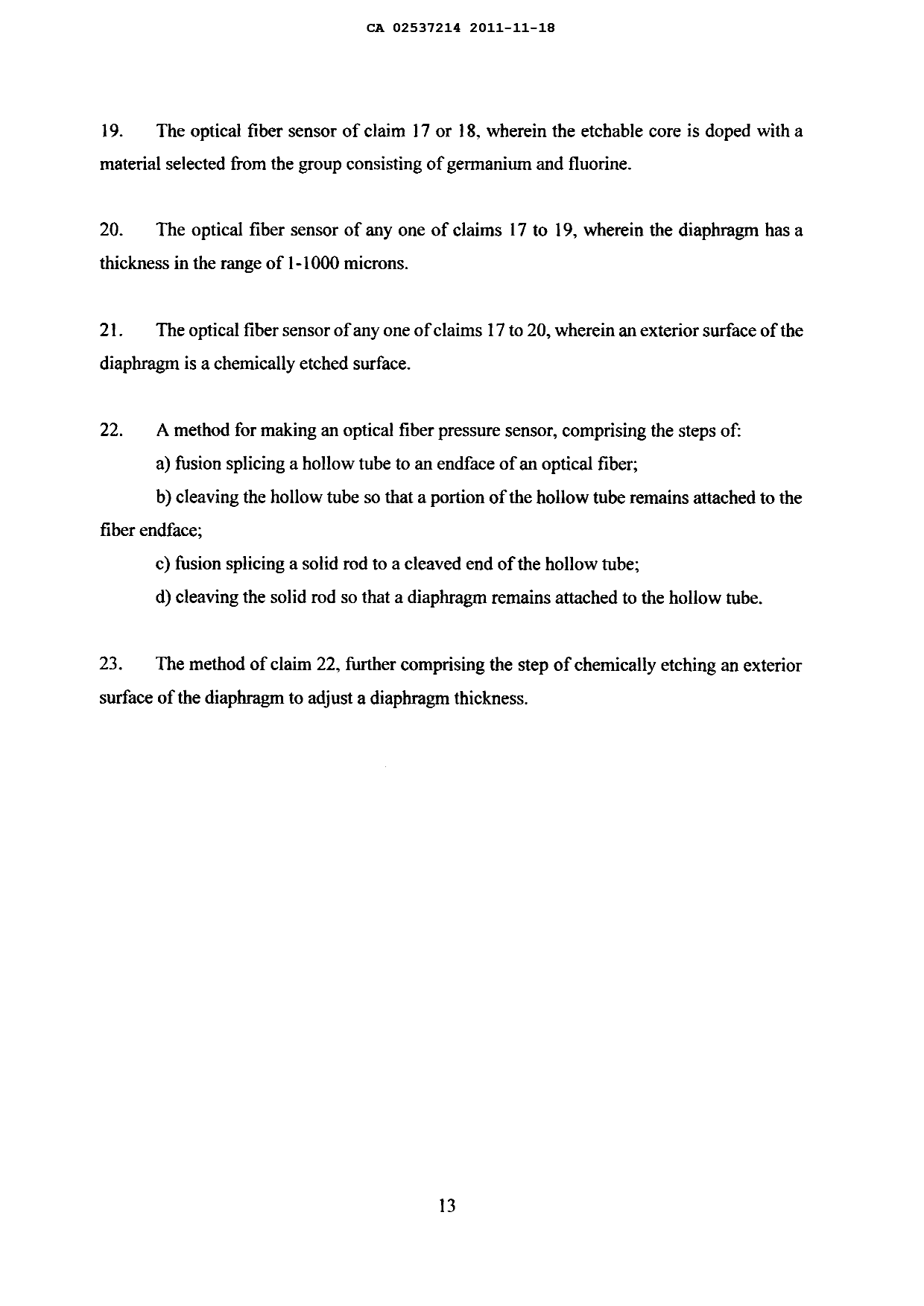 Document de brevet canadien 2537214. Revendications 20101218. Image 3 de 3
