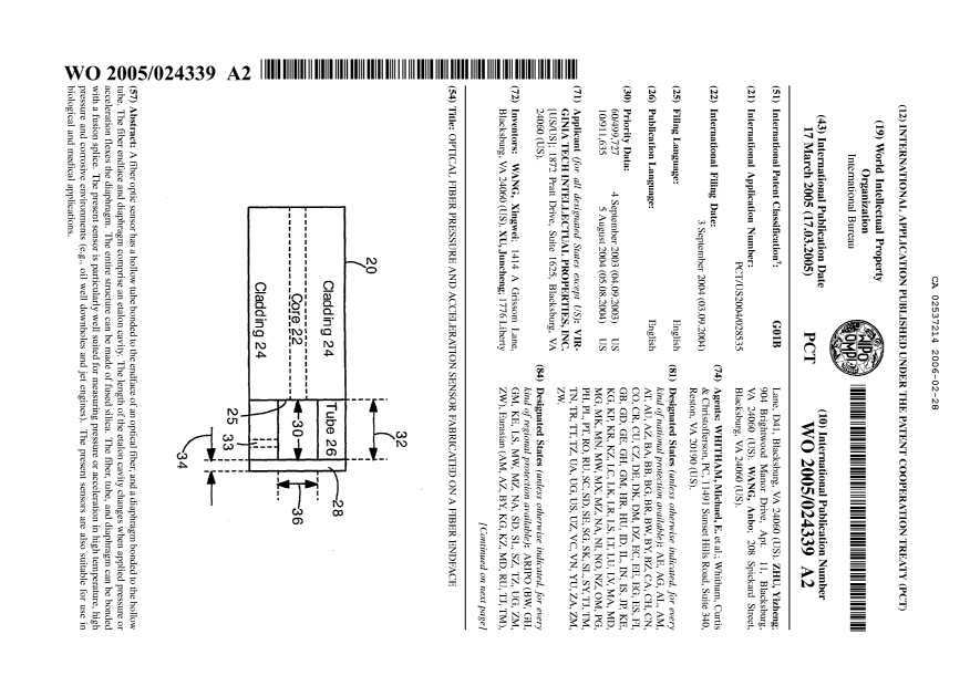 Document de brevet canadien 2537214. Abr%C3%A9g%C3%A9 20111205. Image 1 de 2
