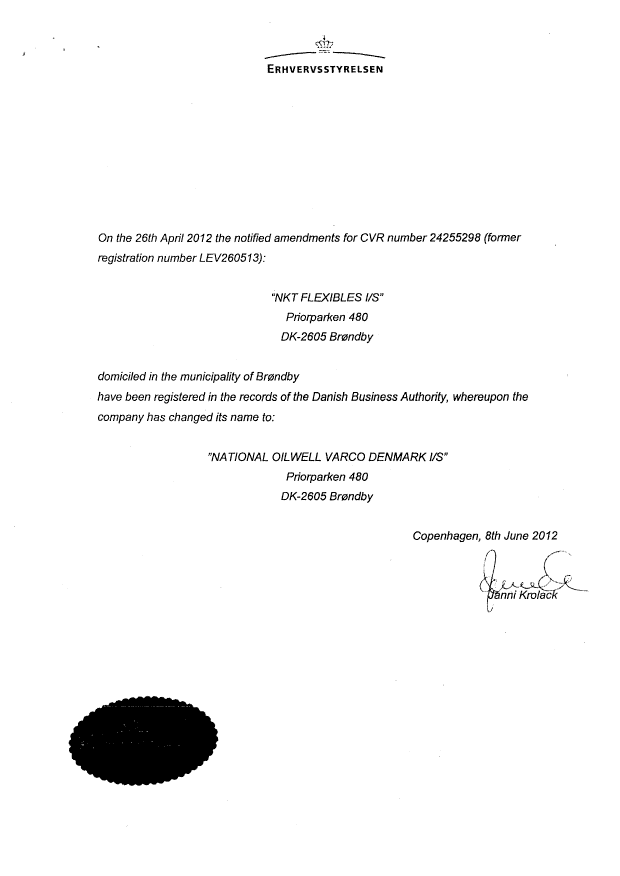 Document de brevet canadien 2537302. Cession 20120822. Image 3 de 3