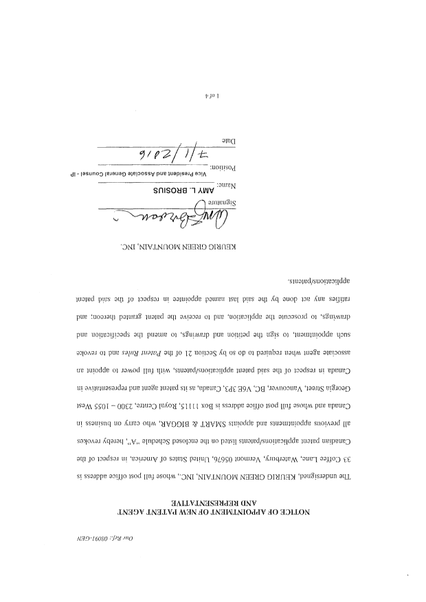 Canadian Patent Document 2538256. Correspondence 20151207. Image 2 of 5