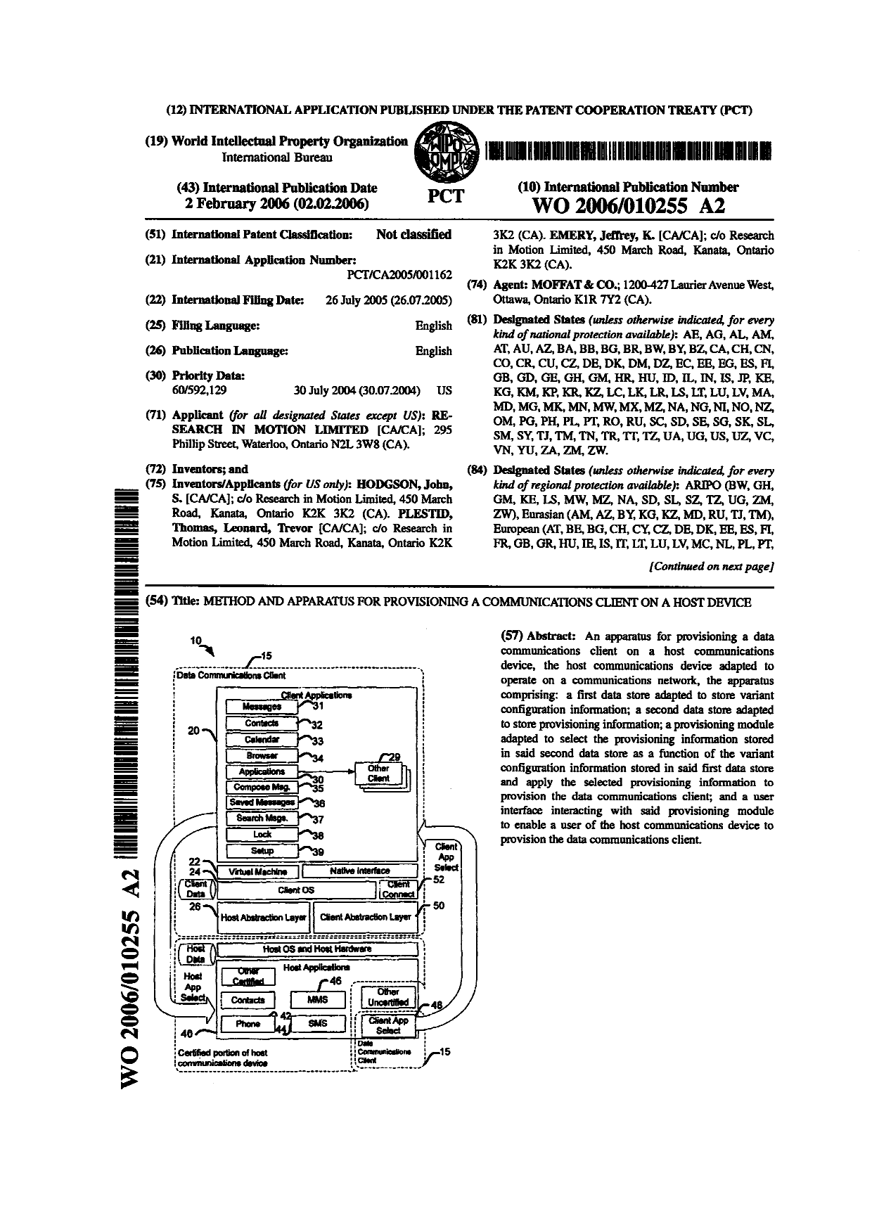 Document de brevet canadien 2538865. PCT 20060128. Image 1 de 1